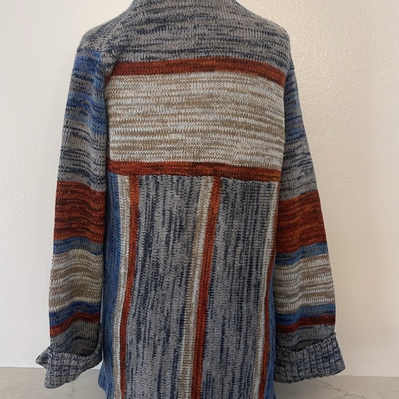 Stroller Vintage Cardigan with Aztec Design Size Medium - Picture 14 of 14